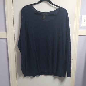 Worn. Lane Bryant light weight sweater.